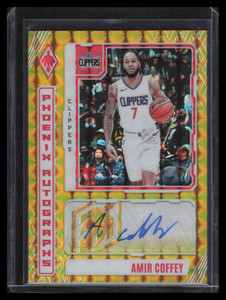 2023-24 Donruss Optic Signature Series Gold 97 Amir Coffey Auto 8/10