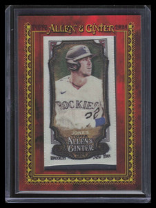 2024 Topps Allen and Ginter Mini Cloth 152 Nolan Jones 5/10