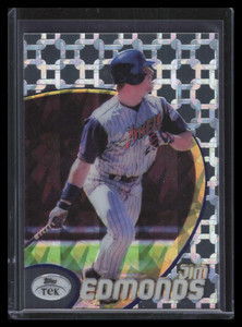 1998 Topps Tek Diffractors Pattern 29 20 Jim Edmonds