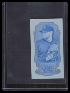2024 Topps Allen and Ginter Mini Printing Plate Cyan 133 Jordan Montgomery 1/1