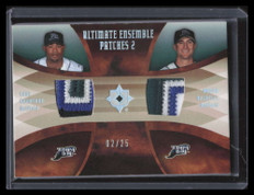 2007 Ultimate Collection Ensemble Patches Carl Crawford Baldelli Dual Patch 2/25