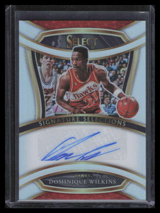 2020-21 Select Signature Selections 18 Dominique Wilkins Auto