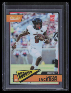 2018 Classics Premium Edition 209 Lamar Jackson Rookie