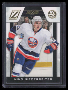 2010-11 Zenith Rookie Parallel Gold 208 Nino Niederreiter Rookie 4/10