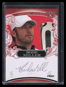 2022 Sportkings Volume 3 Autographs Red a77 Bode Miller Auto 25/50