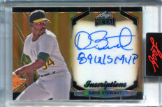2024 Leaf Metal Inscriptions Orange mhids1 Dave Stewart Auto 77/100 89 WS MVP