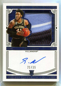 2020-21 Panini National Treasures Collegiate 73 Saddiq Bey Rookie Patch Auto /35