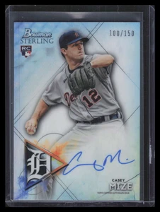 2021 Bowman Sterling Rookie Autographs Refractor Casey Mize RC Auto 100/150