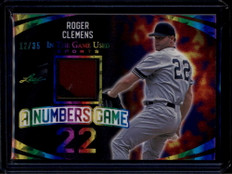 2024 In the Game Sports A Numbers Game Rainbow ang49 Roger Clemens Patch 12/35