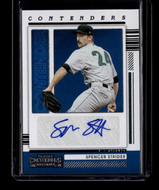 2021 Panini Contenders Contenders Autographs 6 Spencer Strider Rookie Auto