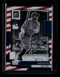 2022 Donruss Optic Freedom Refractor 194 Babe Ruth 5/46