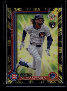 2025 Topps Chrome Radiating Rookies rr12 Kevin Alcantara Rookie