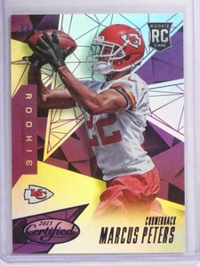 2015 Panini Certified Mirror Purple Marcus Peters Rookie #D03/10 #168