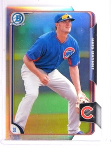 2015 Bowman Chrome Prospects Kris Bryant Refractor #D165//499 rc #BCP100