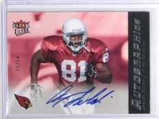 2007 Fleer Ultra Autographics Anquan Boldin auto autograph #D25/50