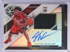 2015-16 Limited Spotlight Justise Winslow autograph jersey rc #D11/49 