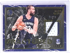 2017-18 Panini Cornerstones Fractured  Marc Gasol patch Gold #D08/10