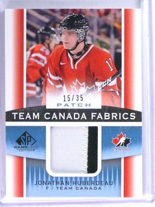 2013-14 SP Game Used Canada Fabrics Jonathan Huberdeau patch #15/35
