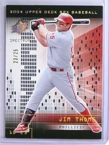 2004 UD SPx Spectrum Jim Thome #D23/25 #73