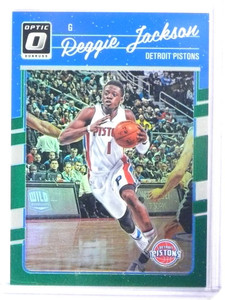 2016-17 Donruss Optic Green Prizm Prizms Reggie Jackson #D4/5 #103