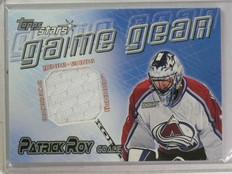 2000-01 Topps Stars Game Gear Patrick Roy Jersey #GGPR