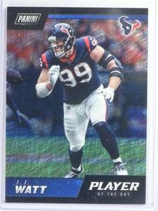 2018 Panini Player Of The Day Football Magnetic Fur JJ J.J. Watt #D09/10