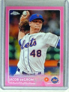 2015 Topps Chrome Pink Refractor Jacob deGrom #183
