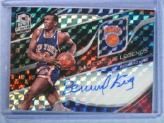 2019-20 Spectra Illustrious Legends Interstellar Bernard King Auto #D03/49