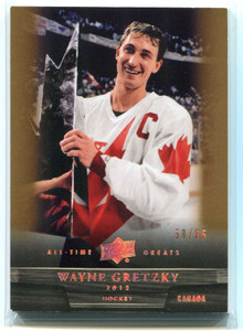2012 Upper Deck All-Time Greats Bronze 70 Wayne Gretzky 59/65