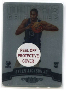 2018-19 Panini Dominion 136 Jaren Jackson Jr. MET Rookie 36/199 Metal