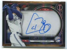 2020 Topps Tribute Autographs TACB Cavan Biggio Auto 85/199