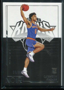 2021-22 Panini Noir 199 Quentin Grimes I Rookie 88/99 Icon Edition