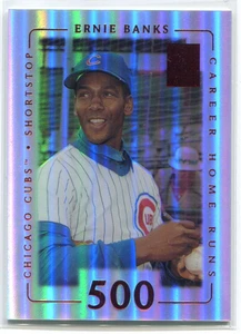 2002 Topps Tribute Lasting Impressions 65 Ernie Banks 9/71
