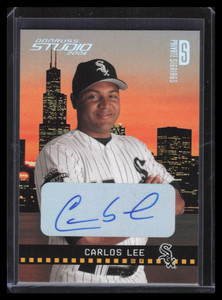 2004 Studio Private Signings Silver 50 Carlos Lee Auto 5/25