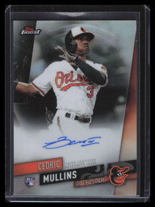 2019 Finest Autographs FACM Cedric Mullins Rookie Auto