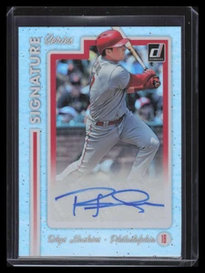 2018 Donruss Signature Series 38 Rhys Hoskins Rookie Auto