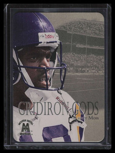 1999 SkyBox Molten Metal Gridiron Gods Gold gg1 Randy Moss
