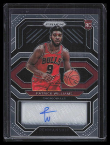 2020-21 Panini Prizm Rookie Penmanship 50 Patrick Williams Rookie Auto