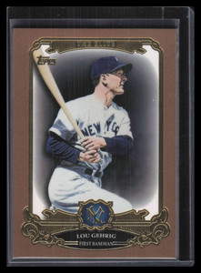 2013 Topps The Elite Gold te20 Lou Gehrig 92/99