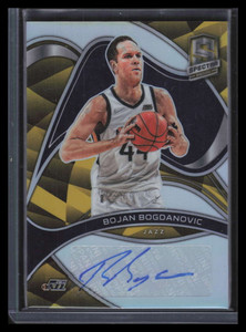 2021-22 Panini Spectra Signatures Gold 6 Bojan Bogdanovic Auto 4/10
