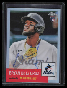 2022 Topps Chrome Platinum Refractor CPABDC Bryan De La Cruz Rookie Auto 136/199