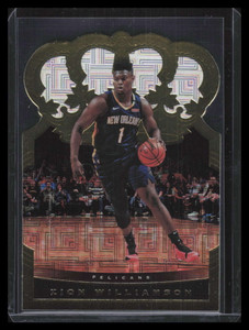 2020-21 Crown Royale Asia Gold 10 Zion Williamson