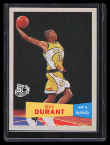 2007-08 Topps 1957-58 Variations 112 Kevin Durant Rookie ID: 134798