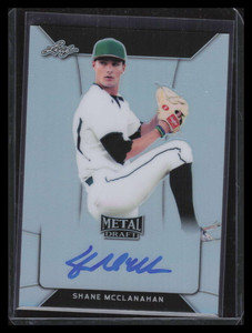 2018 Leaf Metal Draft basm1 Shane McClanahan Rookie Auto