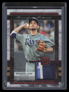 2020 Topps Museum Meaningful Material Relics Ruby MMRBLO Brandon Lowe Patch 8/10