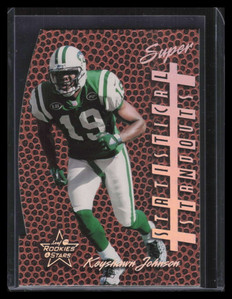 1999 Leaf Rookies and Stars Statistical Standouts Die Cut Keyshawn Johnson 21/60