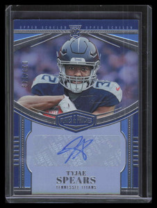 2023 Panini Plates Patches Upper Echelon Autograph Tyjae Spears Rookie Auto /149