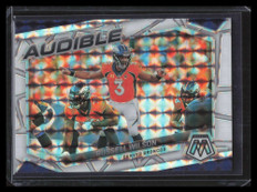 2023 Panini Mosaic Audible Mosaic White Refractor 10 Russell Wilson 2/25