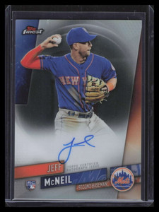 2019 Finest Autographs FAJMC Jeff McNeil Rookie Auto 134756