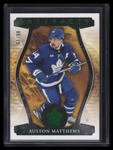 2023-24 Artifacts Emerald 135 Auston Matthews 61/99